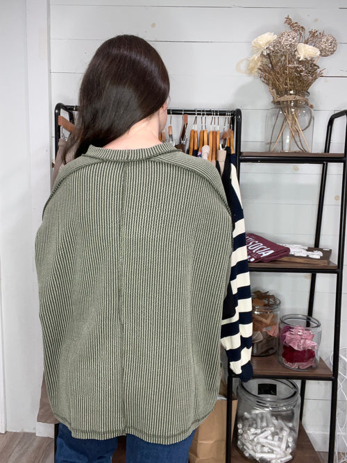 Fall Favorite Long Sleeve in Olive