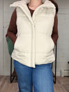 High Neck Puffer Vest