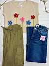Crochet Floral Sweater