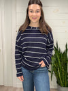 Navy Striped Long Sleeve