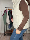 High Neck Puffer Vest