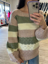 Knit Color Block Sweater