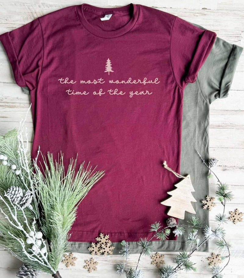 Most Wonderful Time Graphic T - Made to Order