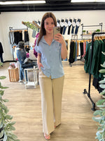 Dress Her Up Trouser in Khaki