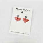 Morse Hollow Dangle Stud