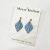 Morse Hollow Dangle Stud