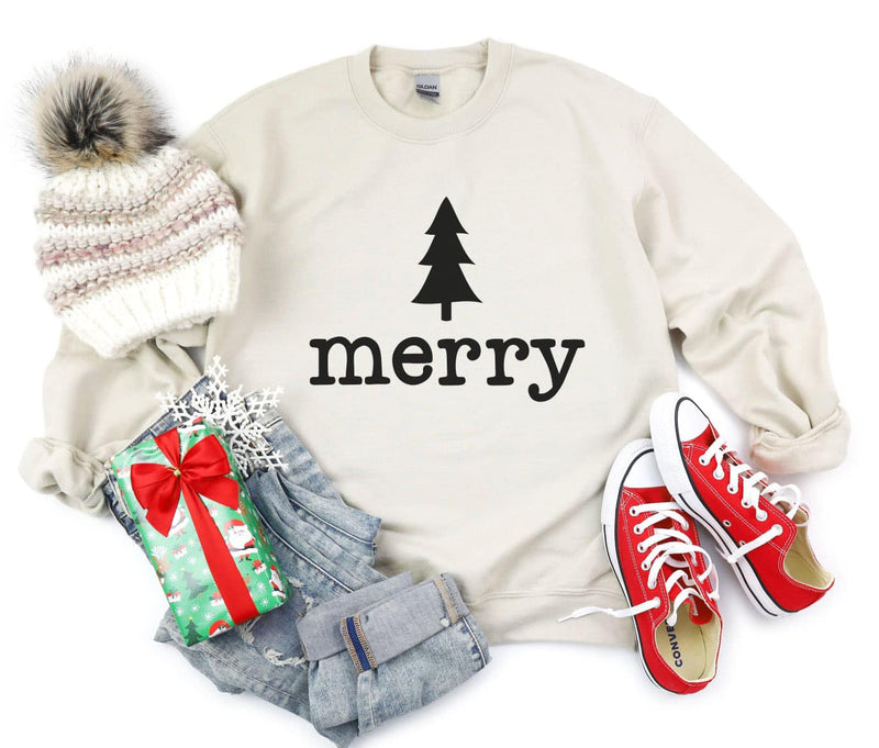 Merry Graphic Sweatshirt - IN STOCK