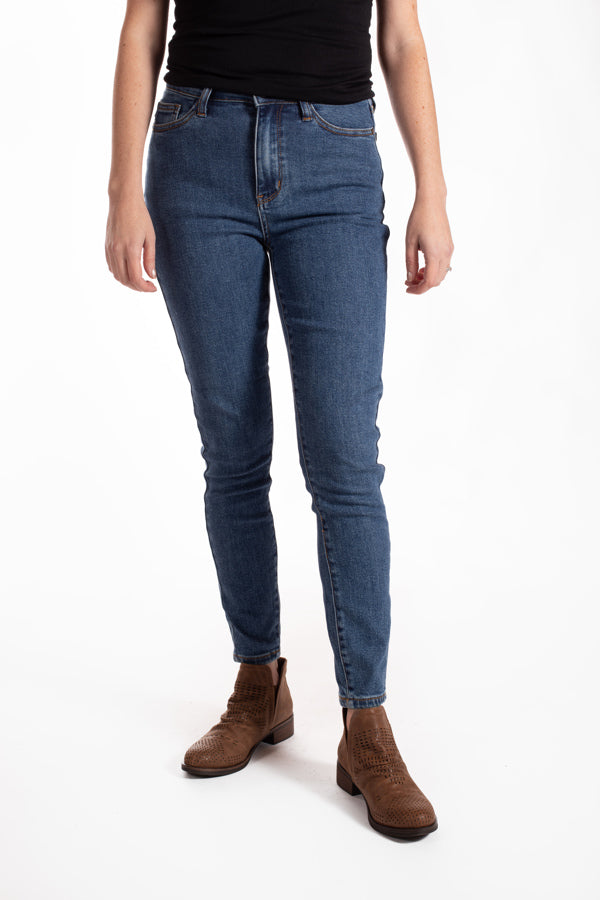 Judy Blue Stone Wash Skinnies-Jeans-The Gray Barn Boutique, Templeton Massachusetts