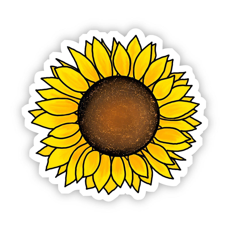 Cute Sunflower Yellow Sticker