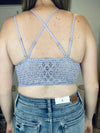 Scalloped Lace Criss-Cross Back Bralette-Tops-The Gray Barn Boutique, Templeton Massachusetts