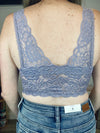 Seamless V-Back Lace Padded Bralette-Tops-The Gray Barn Boutique, Templeton Massachusetts