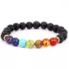 Lava Stone Chakra Bead Bracelets-Jewelry-The Gray Barn Boutique, Templeton Massachusetts