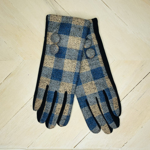 Flannel Touch Screen Gloves *3 COLORS*-The Gray Barn Boutique, Templeton Massachusetts