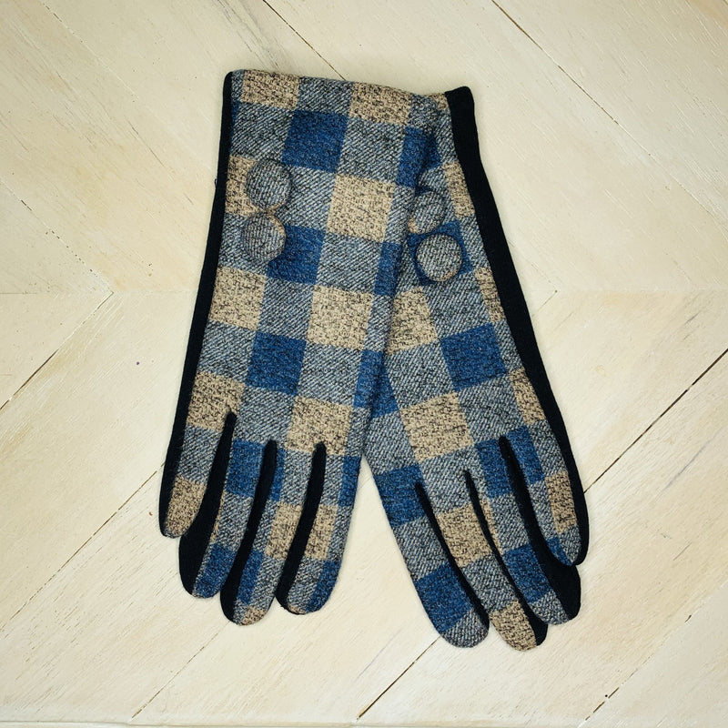 Flannel Touch Screen Gloves *3 COLORS*-The Gray Barn Boutique, Templeton Massachusetts