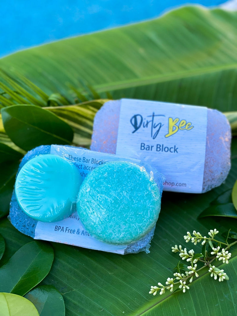 Shampoo & Conditioner Bar Set with Bar Block-Bath & Body-The Gray Barn Boutique, Templeton Massachusetts