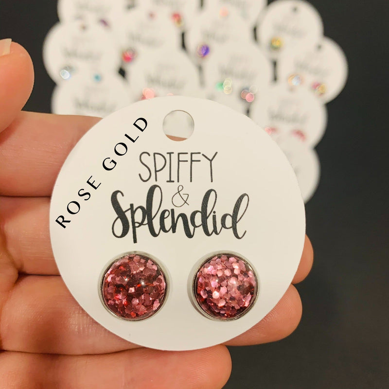 Confetti Stud Earrings-Accessories-The Gray Barn Boutique, Templeton Massachusetts