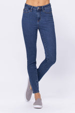 Judy Blue Stone Wash Skinnies-Jeans-The Gray Barn Boutique, Templeton Massachusetts