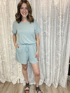 Everyday Shorts Romper-Rompers/Jumpsuits-The Gray Barn Boutique, Templeton Massachusetts